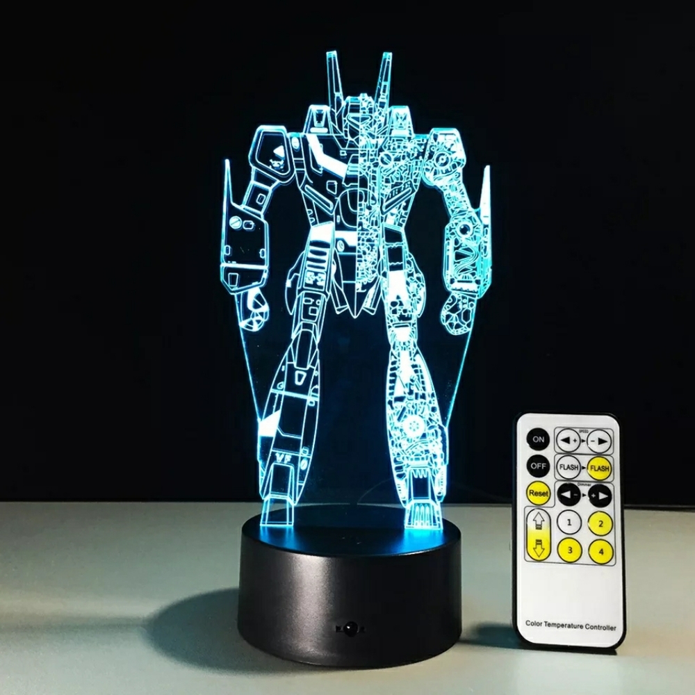 TRANSFORMERS NIGHT LIGHT TABLE LAMP 6 COLORS